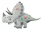 Molde de Silicone: Dinossauro - 7,0x 10,0 cm - Imagem 3