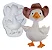 Molde de Silicone: Pato com Chapéu - 9,0 x 6,0 cm - Imagem 10