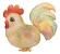 Molde de Silicone: Galo Fofo - 5,5 x 6,0 cm - Imagem 3