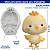 Molde de Silicone: Pintinho - 6,5 x 4,5 cm - Imagem 2