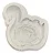 Molde de Silicone: Cisne com Rosa - 9,0 x 8,5 cm - Imagem 7