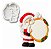 Molde de Silicone: Papai Noel com Guirlanda - 4,0 x 4,0 cm - Imagem 6
