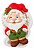 Molde de Silicone: Papai Noel Piscando - 9,0 x 5,5 cm - Imagem 1