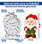Molde de Silicone: Papai Noel Piscando - 9,0 x 5,5 cm - Imagem 2