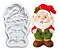 Molde de Silicone: Papai Noel Piscando - 9,0 x 5,5 cm - Imagem 3
