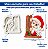Molde de Silicone: Papai Noel Escondido - 4,5 x 4,5 cm - Imagem 2