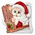 Molde de Silicone: Papai Noel Escondido - 4,5 x 4,5 cm - Imagem 6