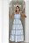 vestido longo listrado alça - Imagem 5