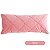CAPA ALMOFADA RETANGULAR BAGUETE GRANDE 30x65 cm -  ROSA - Imagem 1