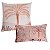 KIT 2 CAPAS ALMOFADAS LINHO COQUEIRO TERRACOTA 45x45 e 30X50CM - Imagem 1