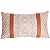 CAPA ALMOFADA LINHO RETANGULAR BAGUETE TRIBAL TERRACOTA 30x50 - Imagem 1