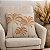 CAPA DE ALMOFADA LINHO COQUEIROS MARROM 45x45 CM - Imagem 1