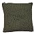 CAPA DE ALMOFADA TRICO RUSTICO VERDE ESCURO 45X45 - Imagem 1