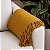 MANTA SOFA PESEIRA ALGODAO ESCAMA DIVERSAS CORES 1.80X1.20M - MOSTARDA - Imagem 1