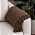 MANTA SOFA PESEIRA ALGODAO ESCAMA DIVERSAS CORES 1.80X1.20M - MARROM - Imagem 1