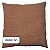 CAPA DE ALMOFADA TERRACOTA DRAPEADA LINHO 50X50 - Imagem 2