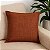 CAPA DE ALMOFADA LINHAO TERRACOTA 50X50 CM - Imagem 1