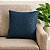 CAPA DE ALMOFADA LINHAO AZUL MARINHO 45X45 CM - Imagem 1