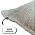 CAPA RETANGULAR BAGUETE BOUCLE BEGE CLARO 30X50 CM - Imagem 4