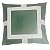 CAPA DE ALMOFADA LINHO ROMANA VERDE 45X45 CM - Imagem 1
