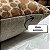 CAPA DE ALMOFADA LINHO FLOR BEGE MARROM 45X45 - Imagem 3