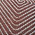 CAPA DE ALMOFADA BOUCLE BORDADA ARABESCO CASTANHO 50X50CM - Imagem 2