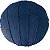 ALMOFADA REDONDA BOUCLE COMPLETA COM REFIL AZUL MARINHO 43CM - Imagem 1