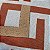 CAPA ALMOFADA LINHO APLIQUE BOUCLE ESTAMPA 45X45CM TERRACOTA - Imagem 2