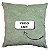 CAPA DE ALMOFADA TECIDO BOUCLE  DRAPEADA VERDE CLARO 45X45CM - Imagem 3