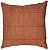 CAPA DE ALMOFADA TECIDO BOUCLE DRAPEADA TERRACOTA 50X50CM - Imagem 2