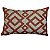 CAPA ALMOFADA RETANGULAR LINHO APLIQUE BOUCLE TERRACOTA 30X50 - Imagem 1