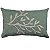 CAPA ALMOFADA RETANGULAR  LINHO APLIQUE BOUCLE VERDE 30X50CM - Imagem 1