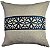 CAPA DE ALMOFADA LINHO APLIQUE BOUCLE AZUL MARINHO 45x45 CM - Imagem 1