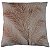 CAPA DE ALMOFADA LINHO FOLHAS RAMOS TERRACOTA  45X45CM - Imagem 1