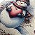 CAPA DE ALMOFADA LINHO BONECO DE NEVE CORAÇAO NATAL 45x45CM - Imagem 3
