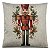 CAPA DE ALMOFADA LINHO SOLDADO CHUMBO NATAL 45x45CM - Imagem 2