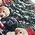 CAPA DE ALMOFADA RETANGULAR LINHO CACHORROS NATAL 30x50 CM - Imagem 4
