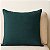 CAPA DE ALMOFADA COR VERDE ESCURO EM LINHO LISA 50X50CM - Imagem 1