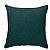 CAPA DE ALMOFADA COR VERDE ESCURO EM LINHO LISA 44X44 CM - Imagem 2