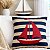 CAPA ALMOFADA LINHO MAR BARCO 45x45 CM - Imagem 1