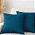 KIT 2 CAPAS DE ALMOFADA QUADRADA LINHAO AZUL MARINHO 45x45CM - Imagem 1