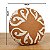 CAPA ALMOFADA LUXO LINHO APLIQUE BOUCLE COURO 45X45CM - Imagem 3