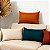 CAPA ALMOFADA RETANGULAR  BAGUETE LINHO CORES 30X50CM - Imagem 1