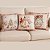 Kit 03 CAPAS DE ALMOFADA LINHO TEMAS DE NATAL ROSE 45x45 - Imagem 1