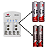 Carregador Aa/aaa/9v Auto Stop + 2 Pilhas Aa 2600mah + 2 Pilhas Aaa 1000mah Recarregável - Imagem 1