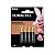 Blister de Pilha Alcalina AAA C/4 unidades Duracell - Imagem 1