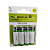 Cartela de Pilhas Alcalina AA LR6 C/8 Pilhas Flex Gold - Imagem 1