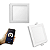 Plafon LED Smart Wi-Fi 18W Quadrado Embutir RGB Dimerizável - Imagem 1