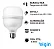 Kit 10 Lâmpadas Super Bulbo Led 40w 6500k Bivolt E27 - Elgin Branco-frio - Imagem 4