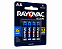 Pilha Alcalina Aa Rayovac Cartela Com 4 Unidades Original - Imagem 3